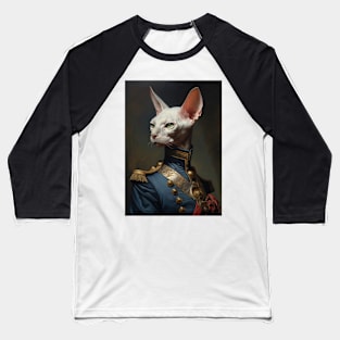 Sphynx Cat General Baseball T-Shirt